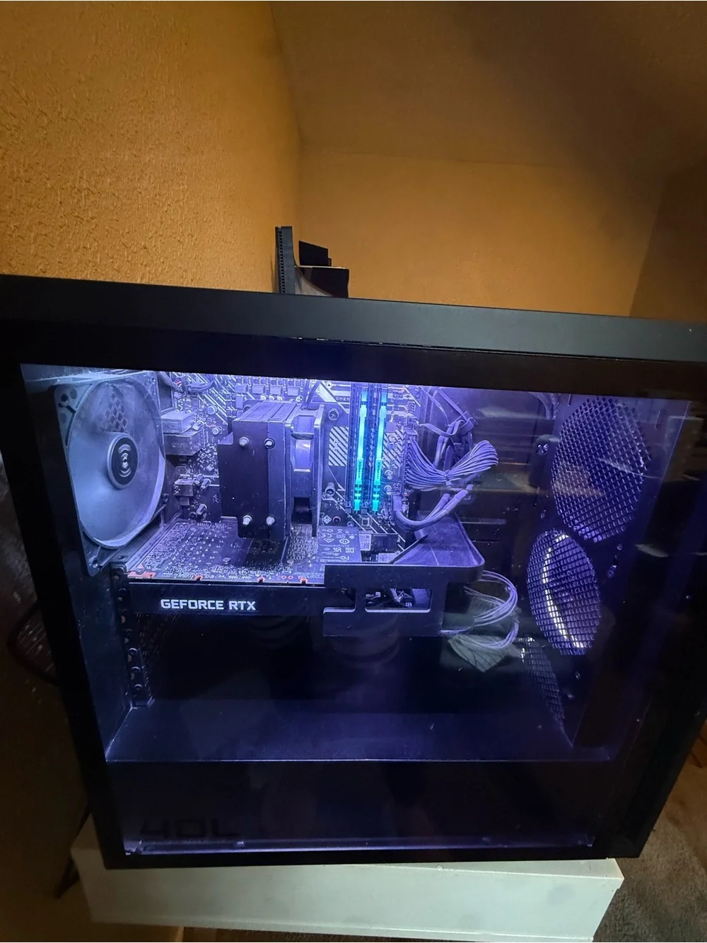Omen Gaming Desktop with Curved Monitor — Black